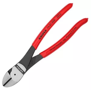 Knipex 8" Diagonal Cutters High Leverage Cutting Pliers 7401200 - Picture 1 of 4