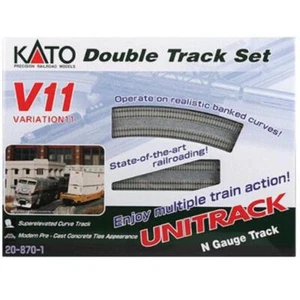Kato 20-870-1 N Scale Unitrack V11 Set Double-Track Set (New Set in Box) - Picture 1 of 1