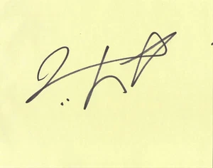 YU HO-JIN - THE ILLUSIONISTS - THE MANIPULATOR - RARE ORIGINAL AUTOGRAPH - Picture 1 of 4