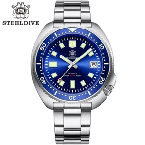 SD1970 White Date Background 200M Waterproof NH35 6105 Turtle Automatic Dive Dive - Bild 1 von 18