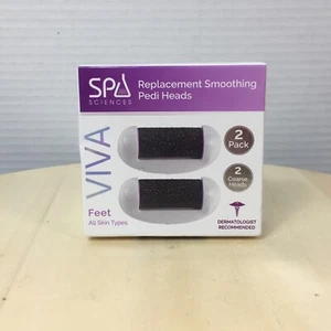 Spa Sciences VIVA Advanced Pedicure Replacement Smoothing Pedi Heads Sealed - Picture 1 of 2