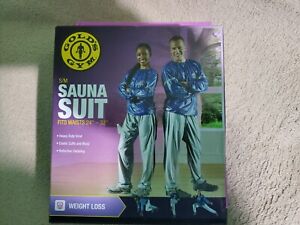 Golds Gym Performance Sauna Suit S/M Fits Waist 24"-32" - NEW -FREE SHIPPING
