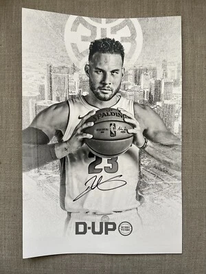 Litografía autografiada por Blake Griffin Detroit Pistons 11x17 Foto 1 de 2