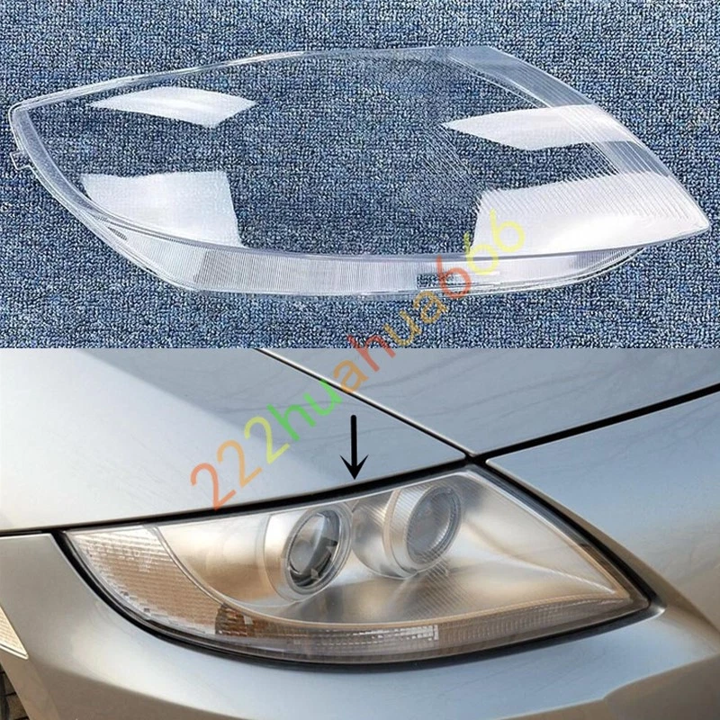 Lente de faro delantero derecho carcasa transparente + pegamento sellador para BMW Z4 E85 2004-2008 Foto 1 de 4
