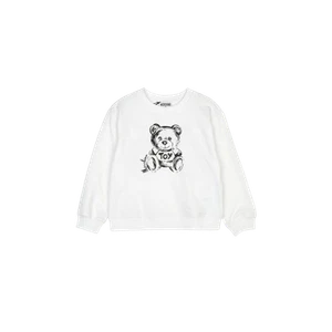 (Kids) Moschino Teddy Bear Cotton Sweatshirt White - Picture 1 of 1