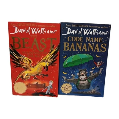 David Walliams Code Name Bananas + The Beast Of Buckingham Palace FREE POSTAGE  - image 1 of 4