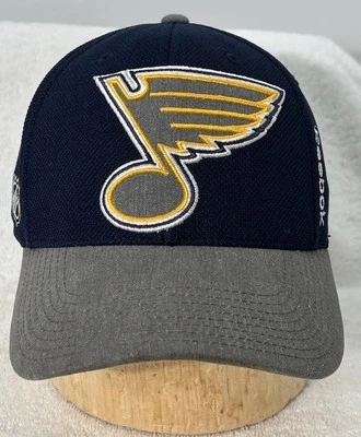 Reebok Center Ice Collection St Louis Blues Hat L/XL - Blue & Gray GUC - Image 1 of 4