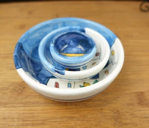 Cerámica italiana 3 cuencos Stefano Lipari, 4 3/4", 3 1/8", 2"" - Imagen 1 de 8