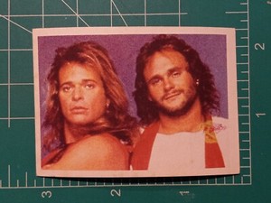 1984 SUPER EXITO Rock POP Card  SPAIN DAVID LEE ROTH MICHAEL ANTHONY VAN HALEN 