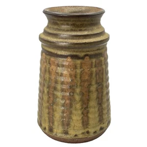 Art Pottery Vase Mid Century Style Handmade Signed By Artist Fairley - Picture 1 of 7