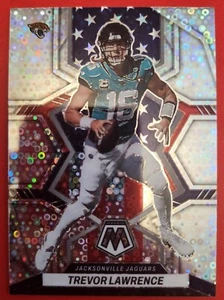 Trevor Lawrence National Pride 2022 Mosaic No Huddle Silver Disco Prizm SP #267 - Picture 1 of 2