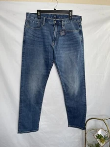 Gap mens blue jeans gap flex mid rise NWT 36x32 - Picture 1 of 5