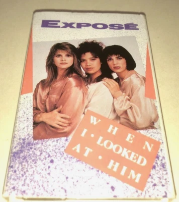 Expose vintage cassette tape hit single When I Looked At Him w acoustic version - Image 1 of 4