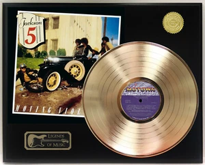 Jackson 5 - Moving Violation Gold LP Record Plaque Display - Picture 1 of 3