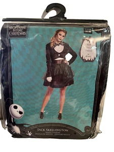 Jack Skellington Nightmare Before Christmas Halloween Costume, Adult med 8-10 - Picture 1 of 2