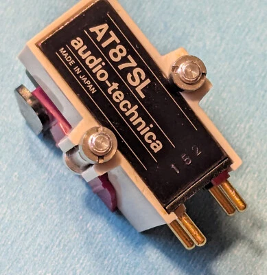 Cartucho fonográfico Audio Technica AT 87SL necesita aguja/lápiz óptico nuevo GRATIS EE. UU. S Foto 1 de 4