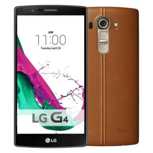 LG G4 - 32GB - Genuine Leather Brown (Factory Unlocked) - Very Good Condition - Afbeelding 1 van 4