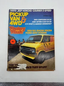 VINTAGE PICKUP VAN & 4WD MAGAZIN - NOV 1976 - JEEP HONCHO NABEN 4X4 FORD DODGE - Bild 1 von 2