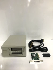 Vintage QUANTUM 8mm DLT External SCSI Drive DAT Model TH3BA-YF w/Ctrl Card&CBL - Picture 1 of 20