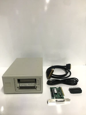Vintage QUANTUM 8mm DLT External SCSI Drive  DAT  Model TH3BA-YF w/Ctrl Card&CBL - Image 1 of 4