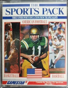 SPORTS PACK Activision/GameStar Sinclair ZX Spectrum Games 3 American Sports - Picture 1 of 3