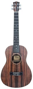 BARITONE Aloha Ukulele 30'' Ebony Wood / With or Without EQ - Picture 1 of 6