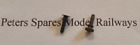 Peters Spares Ps25 Used Triang Hornby Genuine S2128 Round Metal Buffers 4.3mm Pr