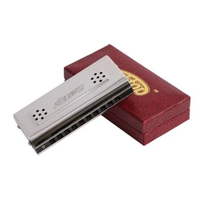 EASTTOP 10hole Double Sided Harmonica Tremolo Diatonic Harmonica Blues Harp C&G - Image 1 of 4