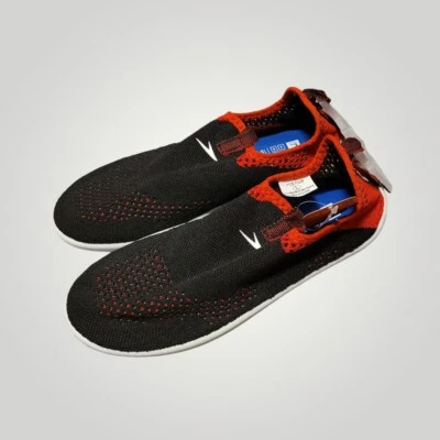 Speedo Boys Junior Surf Strider Water Shoes, Black  & Red, Size 4-5, NWT - Image 1 of 4