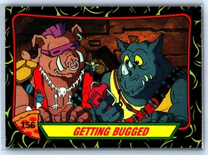 1989 Topps - Teenage Mutant Ninja Turtles Karte #156 Getting Bugged - Bild 1 von 2