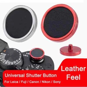 FOTGA Camera Shutter Button For Nikon ZF For Fujifilm XT50 XT30 XT20 XT3 XT4 Red - Picture 1 of 13