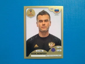 Figurine Panini World Cup Russia 2018 Gold n. 34 Igor Akinfeev Russia - Imagen 1 de 1