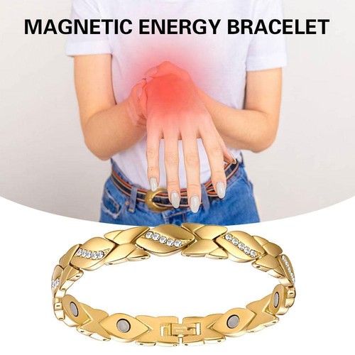 Bracciale Magnetico Foglie con 3500 Magneti Gauss Rame Puro per San Valentino