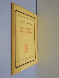 LE SCUOLE DI WINNETKA Educatori antichi e moderni Carleton W Washburne 1953 da - Imagen 1 de 1