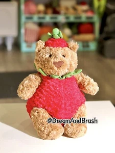 ¡¡RETIRADO!!️NUEVO CON ETIQUETAS Jellycat Bartholomew Bear Fresa Nuevo con Etiquetas y Bolsa para el Polvo - Imagen 1 de 5