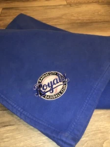 Kansas City Royals Baseball Club 50x65 Sweatshirt Blanket Blue - Picture 1 of 8