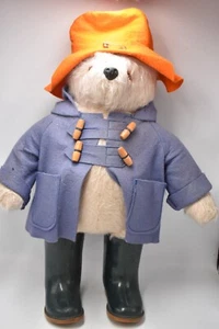 Vintage 1970s Gabrielle Designs Paddington Bear – 50cm – Dunlop Boots Fabric Tag - Picture 1 of 24