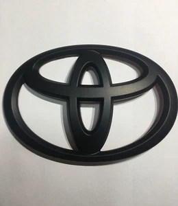 OEM Style Matte Black Front Emblem Badge for Toyota 86 2017 ~ 2020 - Picture 1 of 5