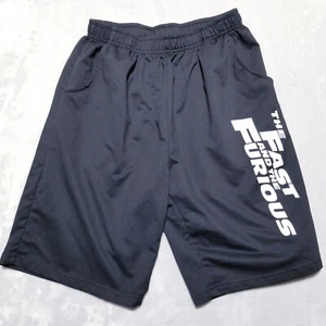 THE FAST AND FURIOUS BLACK SHORTS POCKETS MENS Sz Medium - Picture 1 of 6