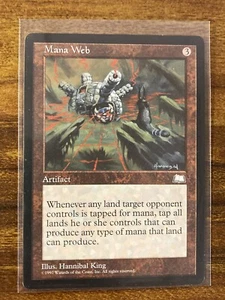 MTG✨MANA WEB✨Weatherlight NM/MINT RARE Artifact 1997 RESERVE LIST Unplayed ! - Picture 1 of 8