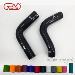 Fit 1976 Ford F100 F-100 351 CUBIC INCH V8 Silicone Radiator Hose Tube Kit Black - Picture 1 of 11