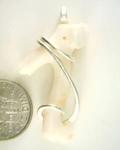 21.11ct Beautiful Polished Pink Coral Branch Set in Sterling Silver Wire Wrap - Picture 1 of 4