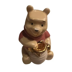 Disney Lenox Winnie Puuh Keramik Figur mit Honigtopf Salz Pfefferstreuer - Bild 1 von 6
