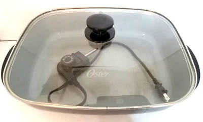 Sartén Eléctrica Oster CKSTSKFM16 TECO Titanio Infundido Cerámica 1500W 12 X 16 Foto 1 de 4