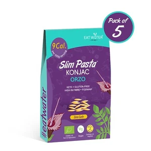 EAT Water Slim Organic ORZO 270g ( Pack of 5 ) | Zero Carbohydrates - Picture 1 of 10