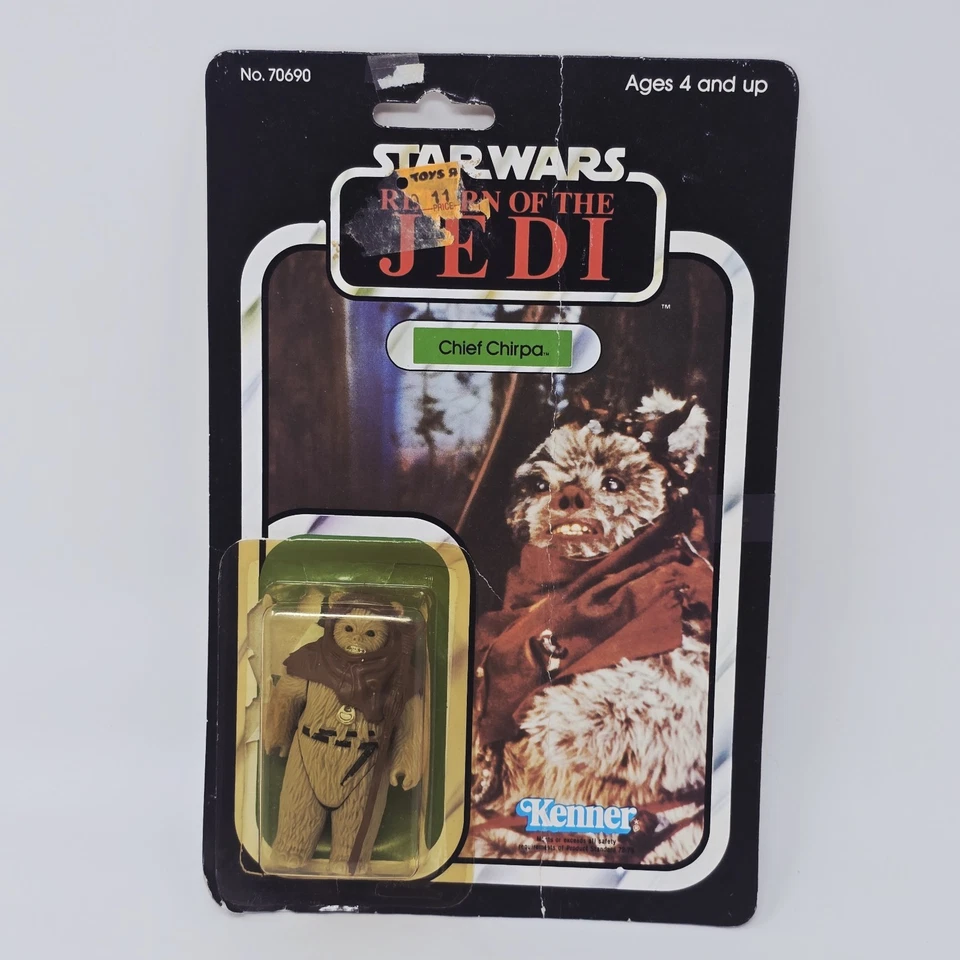Tarjeta trasera Star Wars Return Of The Jedi Chirpa 77 ROTJ Kenner 1983 de colección Foto 1 de 4