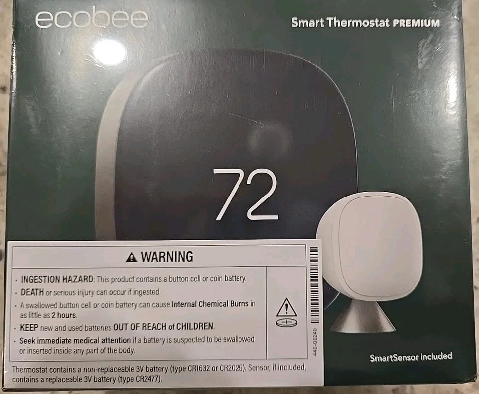 Ecobee Smart Thermostat Premium (EBSTATE601) - Sealed - Image 1 of 2