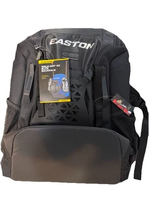 Mochila de béisbol EASTON Walk-Off NX Elite negra nueva $90 totalmente nueva Foto 1 de 4