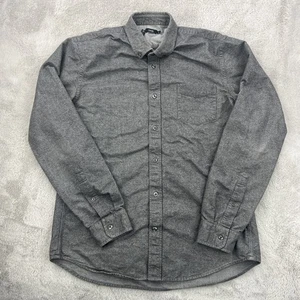 Vince Shirt Mens Medium Gray Lightweight Long Sleeve Button Up Designer Preppy - Picture 1 of 14