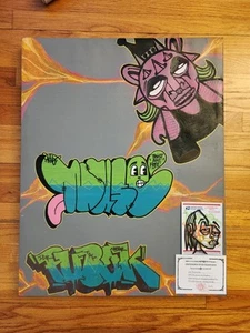 Banksy OOAK DR.NUSE89 2011 RARE Graffiti Death NYC Original Art Andy Warhol Big - Picture 1 of 17